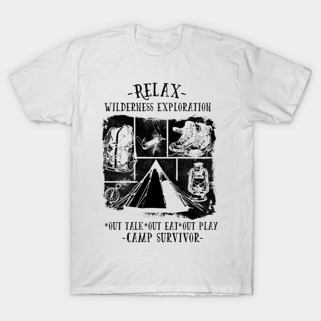 Camp Survivor T-Shirt by ilygraphics